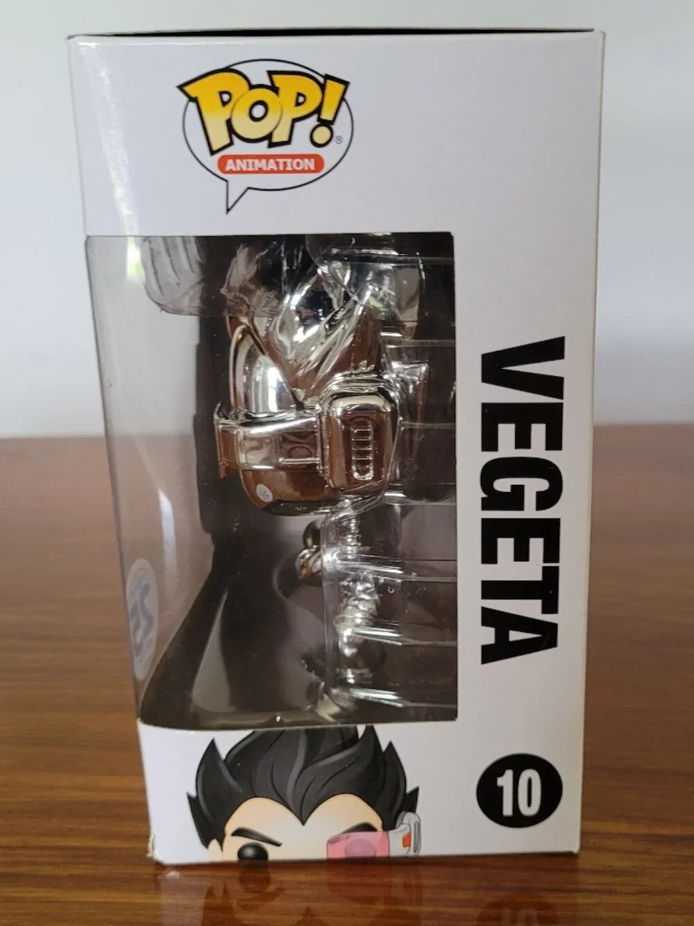 Funko Pop Dragon Ball Z Silver Chrome Vegeta #10 Funimation 25 Yrs